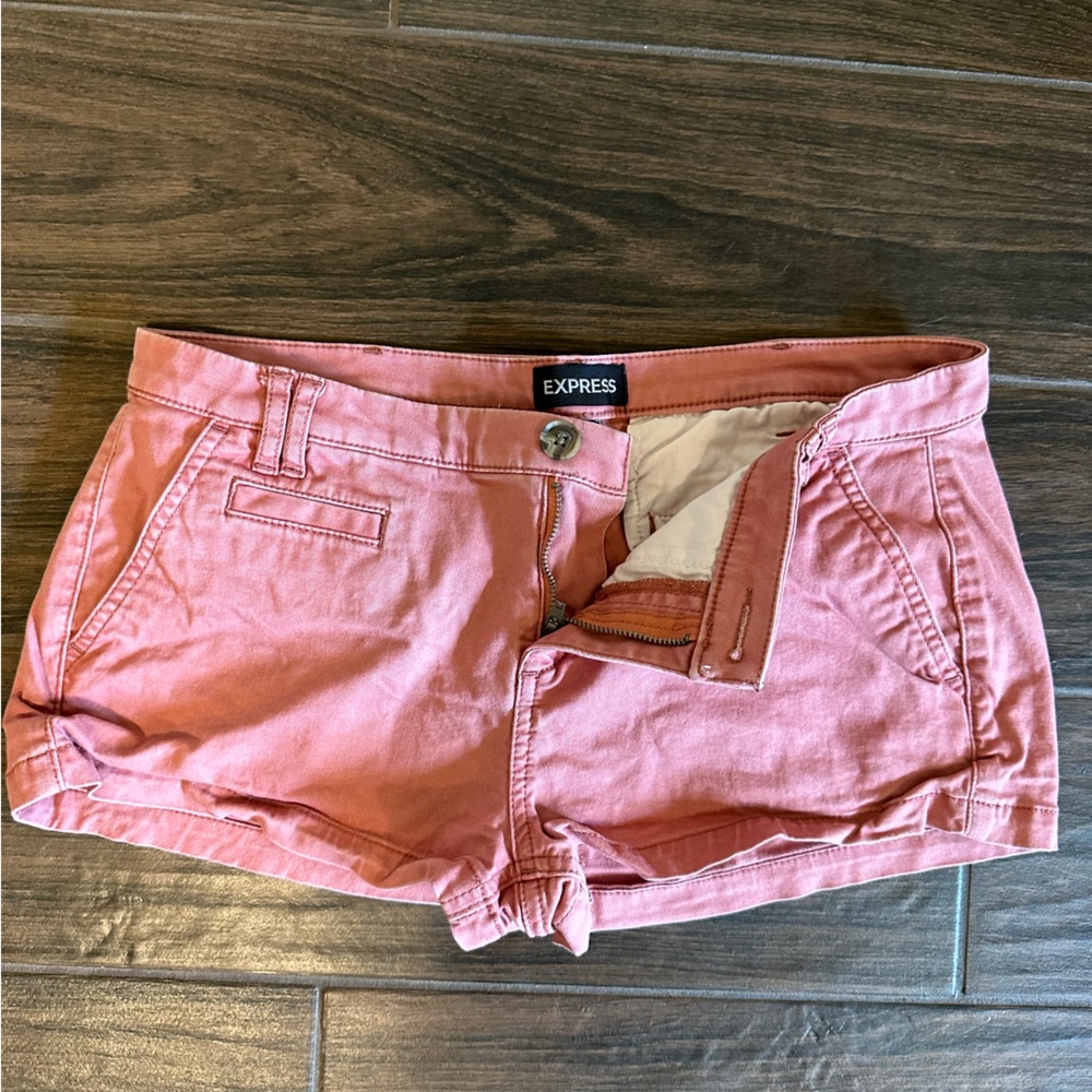 Express Red Shorts